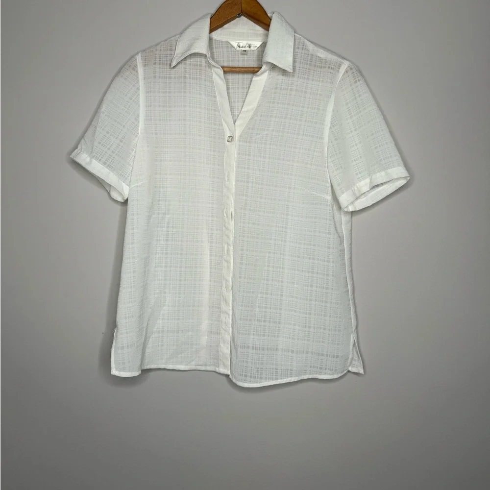 WHITE BLOUSE - Picture 1 of 1